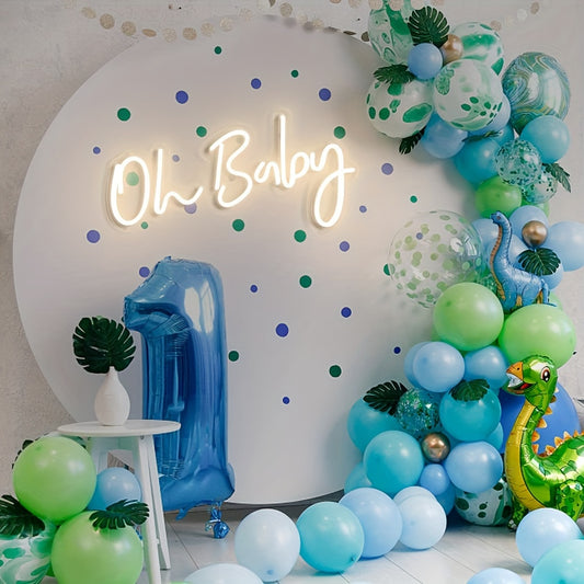 Neon light sign for baby room or events, with infinite dimming feature.