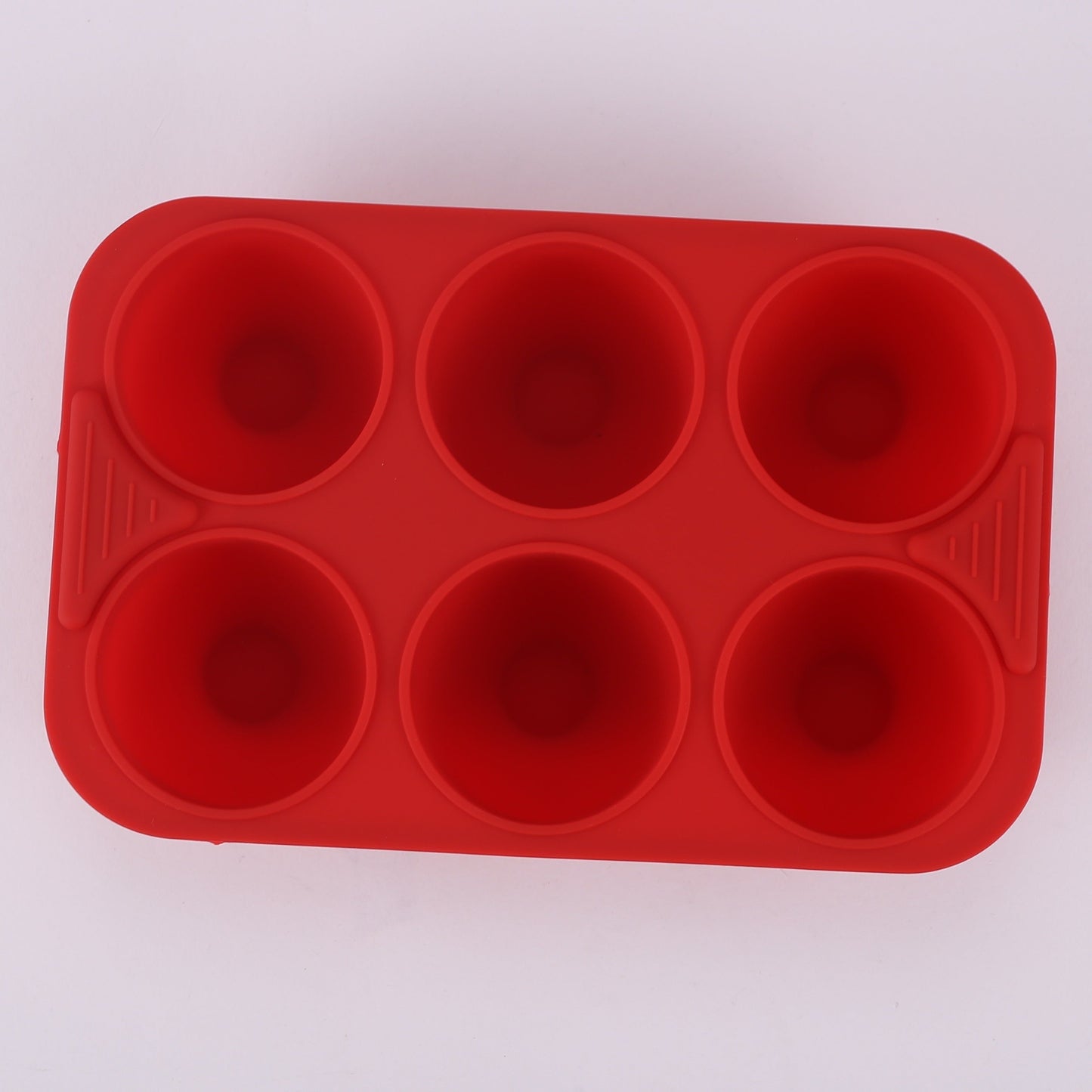 1 piece or pack of 5 pieces, Food-Grade Silicone Egg Bite Mold measuring 17.98cm X 11.94cm. This mold has 6 cavities and can also be used as a cake baking pan for rectangular dual-pot air fryers. It is heat resistant, easy to clean, and safe for use in