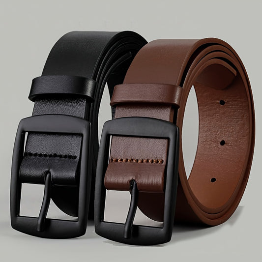 Stylish PU leather belt for men, perfect for daily wear and special occasions.