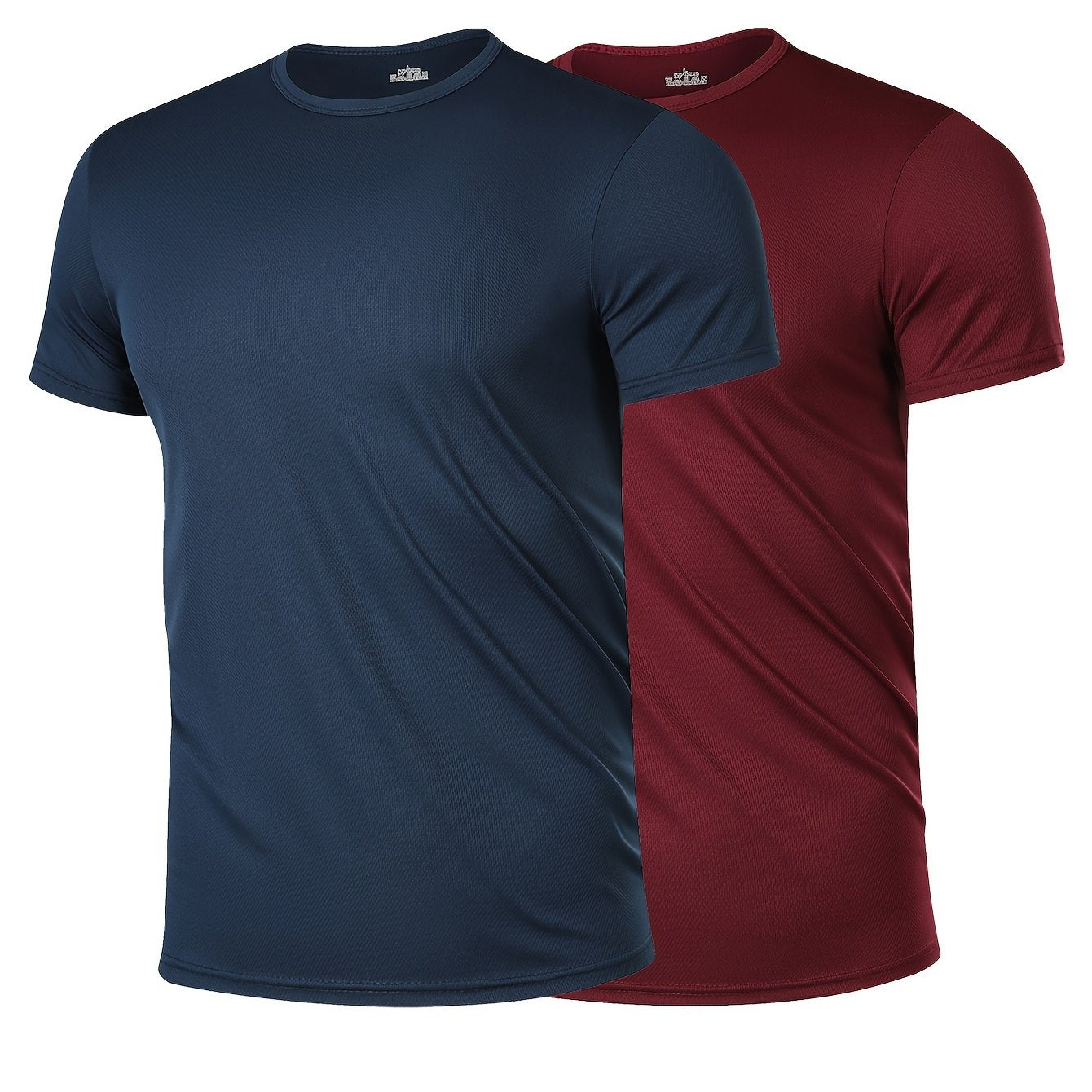 2 Men's Crew Neck T-shirts for Summer, Soft, Stylish and Casual.