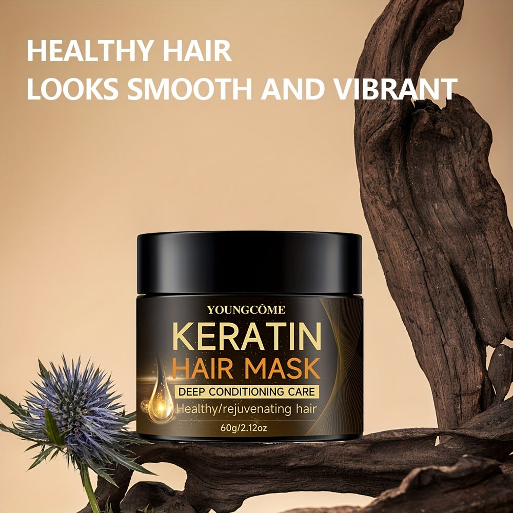 Keratin Hair Mask for all hair types, with plant squalane.