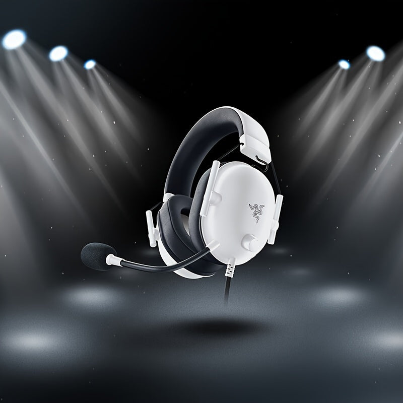 Razer Black Shark V2 X Gaming Headset with Black and White Headphones and Microphone, 7.1 Surround Sound