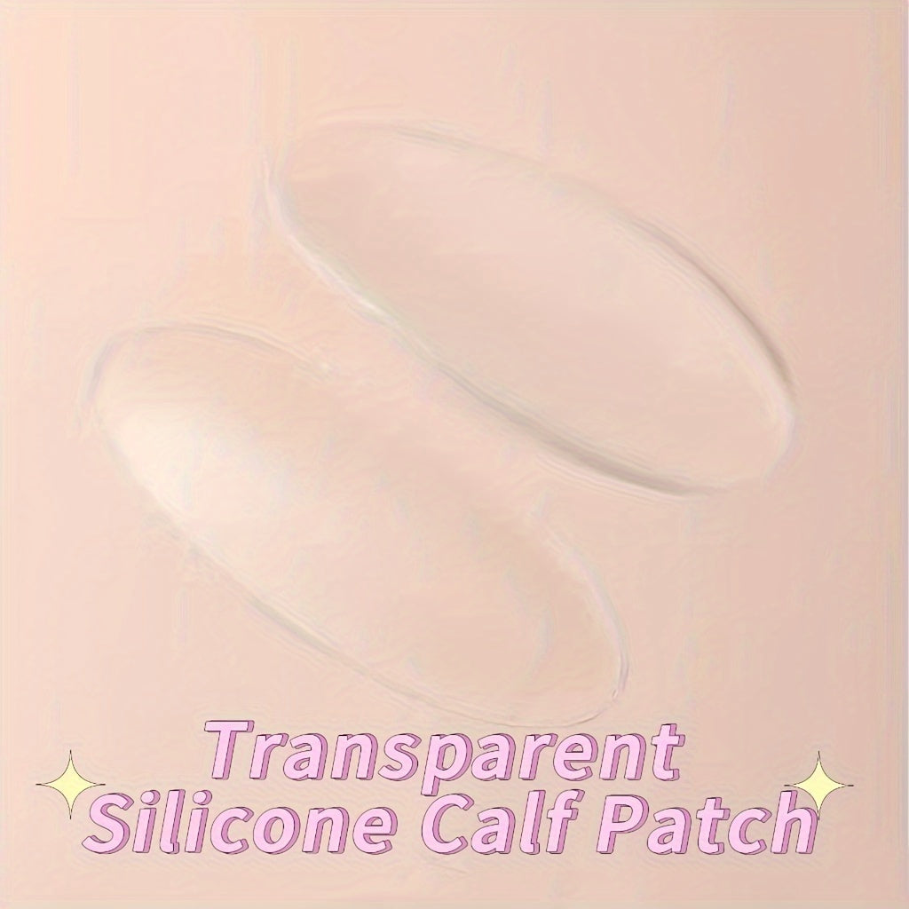 Silicone calf patches for invisible leg correction, designed for O/X-Leg shape adjustment with comfortable self-adhesive support