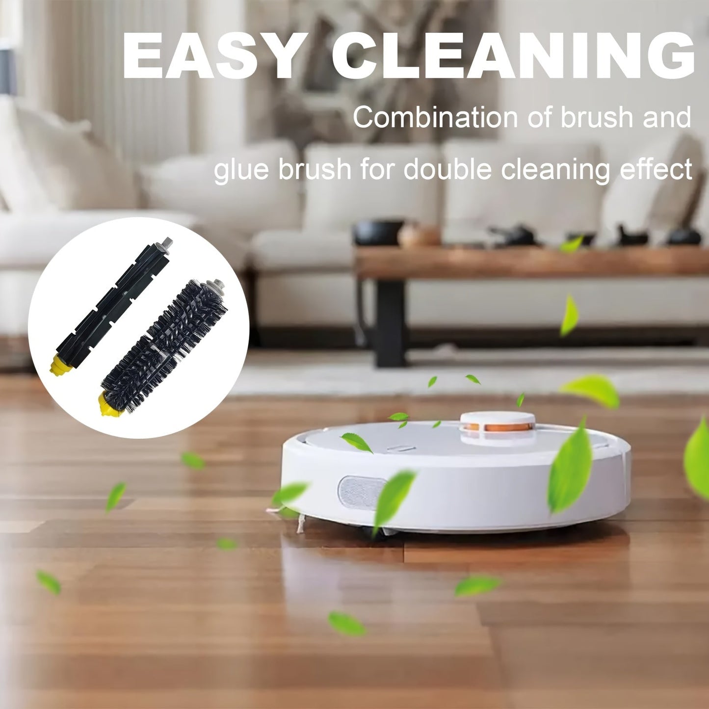 Upgrade your robot vacuum cleaner with the ePathChina 4-Pack of Replacement Main Roller Brushes. Featuring durable ABS and nylon bristles, these non-electric automatic sweeping floor cleaner accessories will keep your floors looking their best.