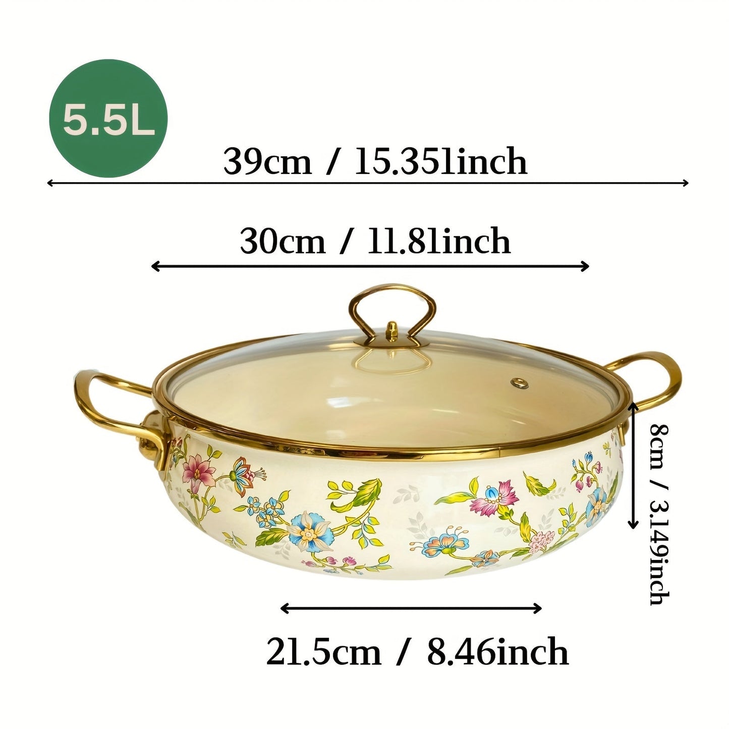 The Elegance of Enamel Porcelain: Three Flower Colors with Stunning Golden Borders