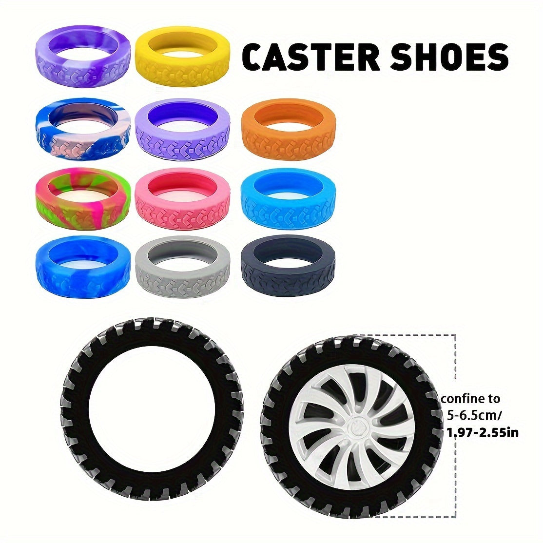 New third-generation upgraded thickened protective cover for luggage wheels, includes repair set for trailer luggage wheels, making them more durable and noiseless.