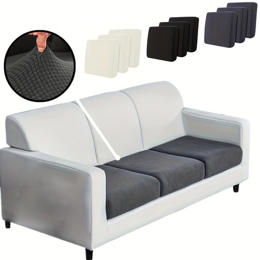 Stretchy couch covers for 2-3 pieces, protect and decorate sofa cushions in any room.