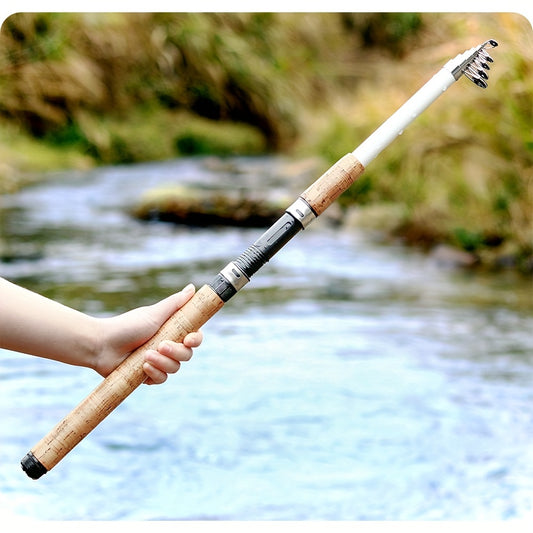 JOSBY portable fishing rod offers high performance with durable fiberglass and easy travel design. Available in lengths from 2.1m to 3.6m.