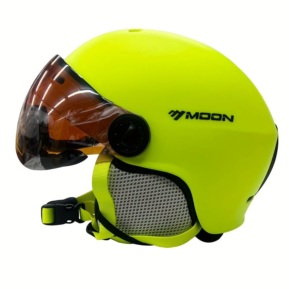 High-quality MOON Skiing Helmet Goggles for outdoor sports and skateboarding.