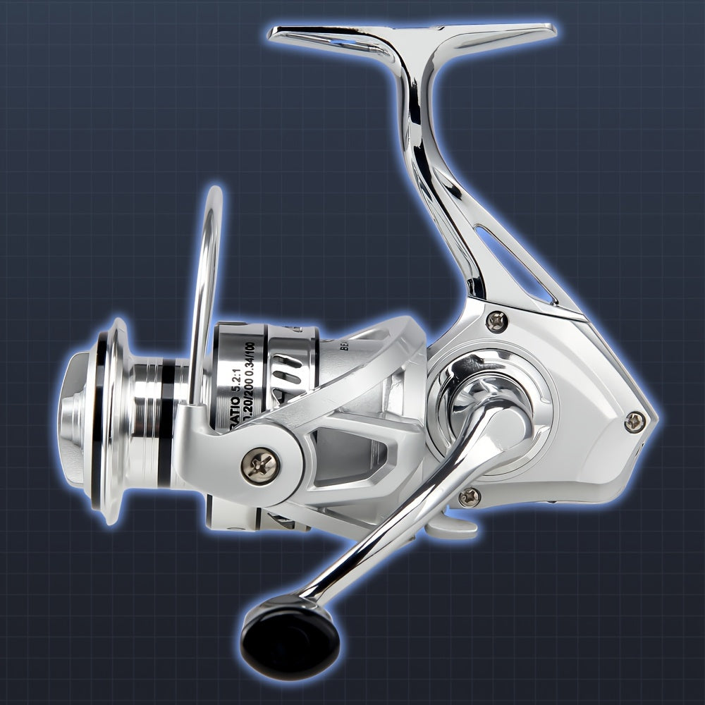 Luoya All-Metal Spinning Reel with Oscillating Arm for Fishing