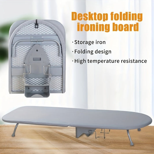 No power needed, high heat resistant, spacious storage, easily foldable ironing board.