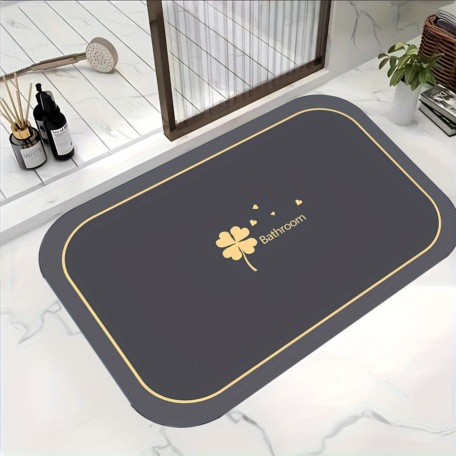 Absorbent and Non-Slip Bath Mat - Soft and Quick-Drying Rug for Bathtub Exit and Home Doorway - Ideal for Fall Decor and Bathroom Renovations