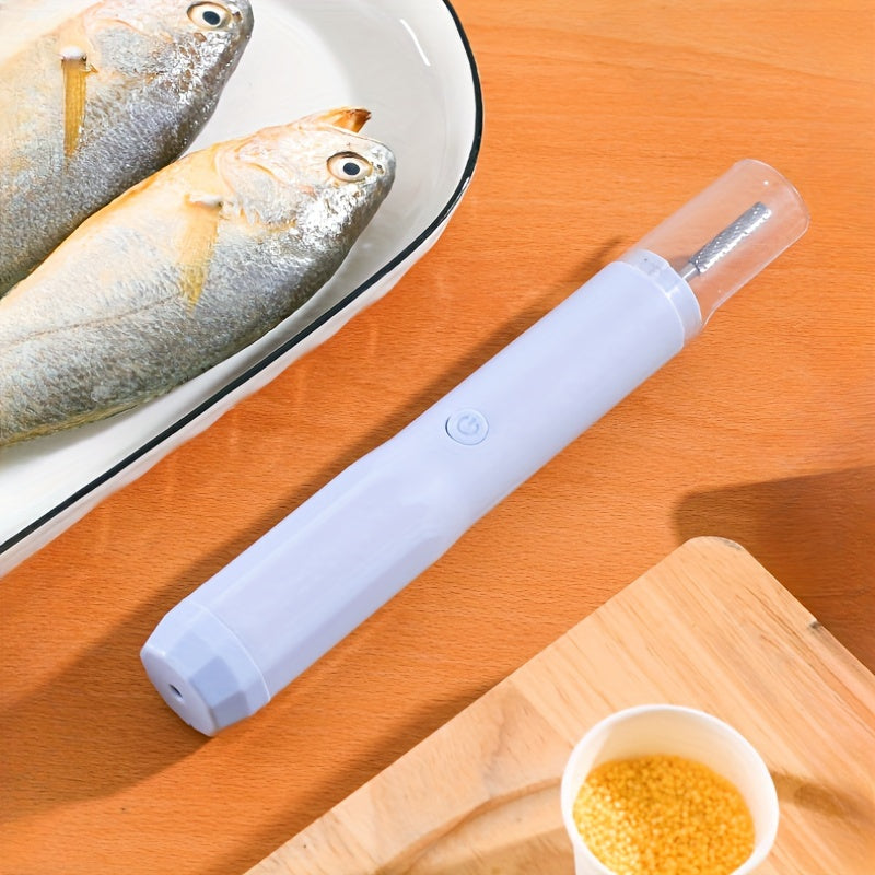 Power up your fish cleaning routine with the Electric Fish Scale Remover. Crafted with durable stainless steel and ABS materials, this handy tool is USB powered and operates at ≤36V for efficient scale removal. Perfect for outdoor activities, cooking