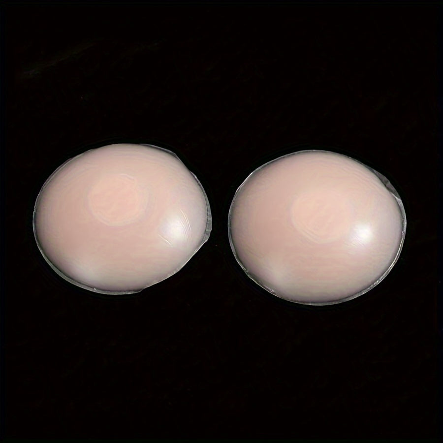 10 reusable self-adhesive nipple covers for women's lingerie.