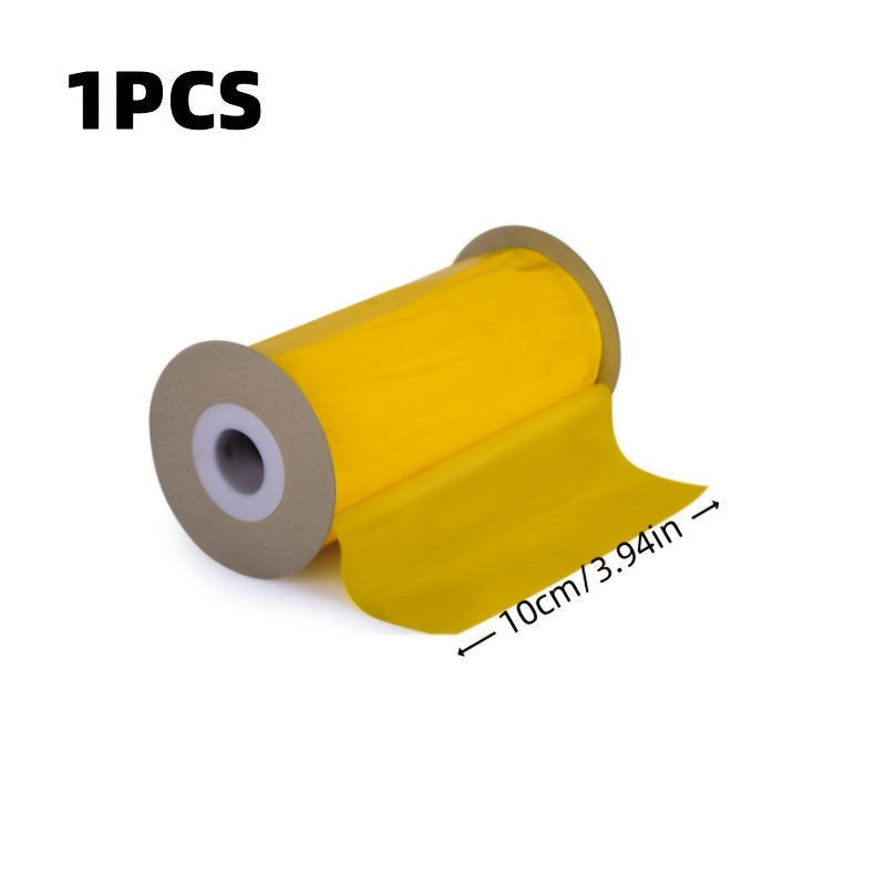 High strength dual-sided insect fly catcher tape in yellow and blue. Waterproof and sunproof adhesive strip for pest control in garden, greenhouse, orchard, and floral protection. No power