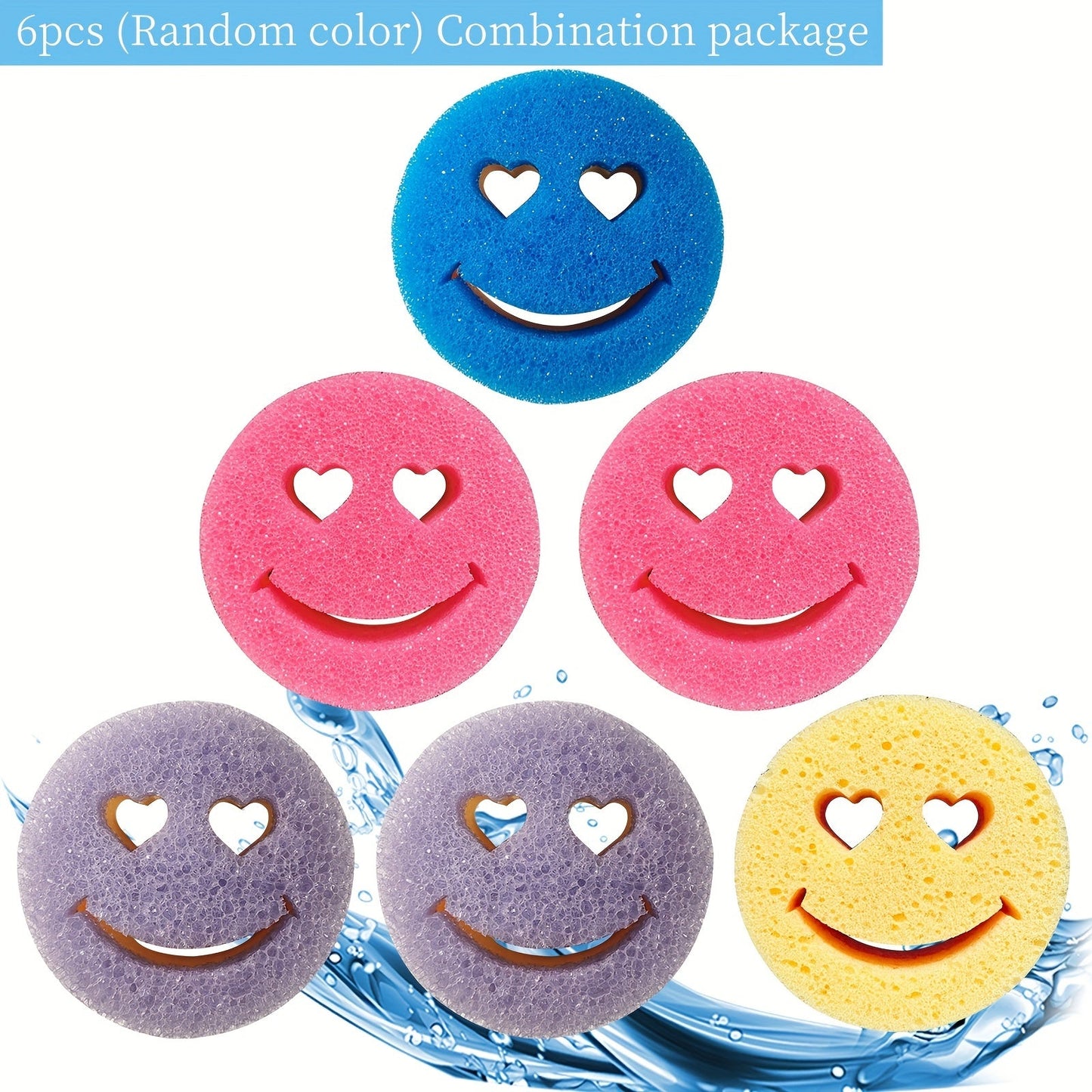 Temperature-sensitive, durable PC material cleaning sponges available in packs of 2, 4, 6, or 8. Suitable for use in the kitchen, bathroom, glass, and living room. These scratch-free sponges are perfect for dishwashing and pot scrubbing.