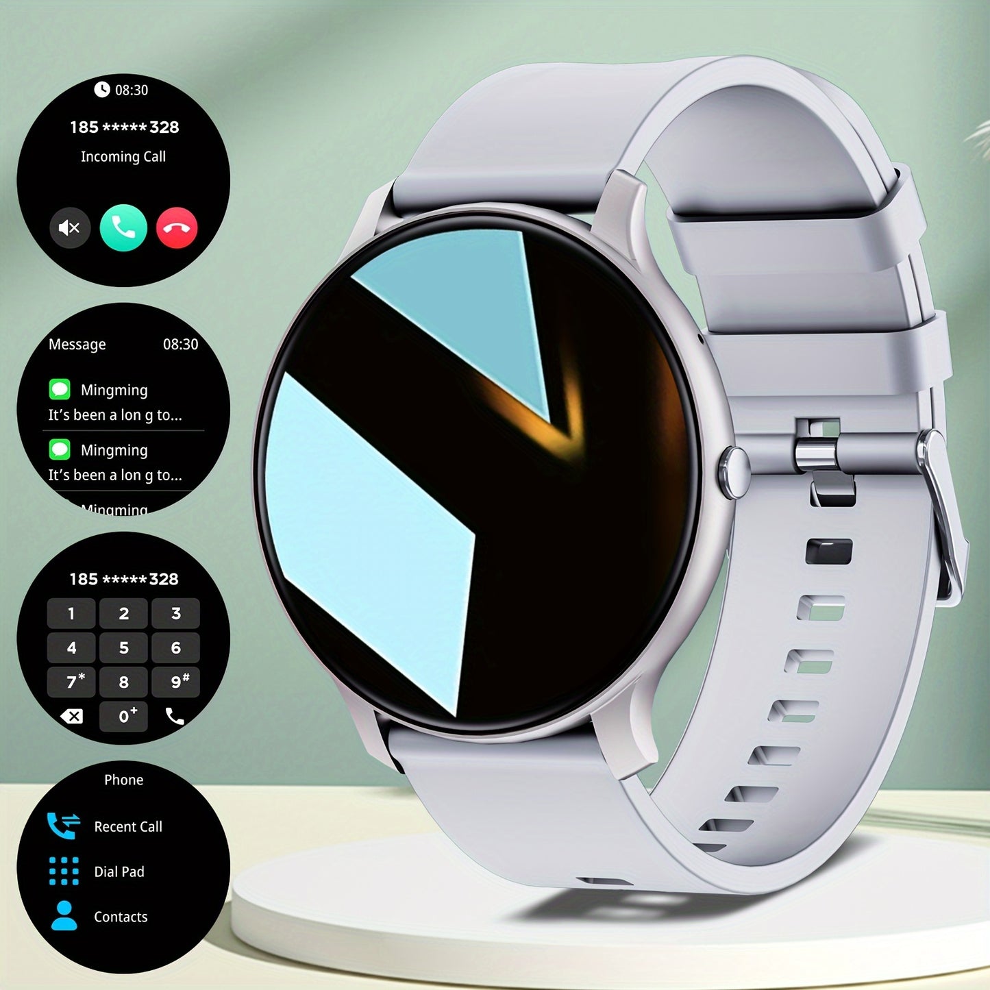 Lifebee has launched a new smartwatch in 2024 for both men and women that features a full touch screen, the ability to answer/make calls, over 100 exercise modes, and tracks pedometer