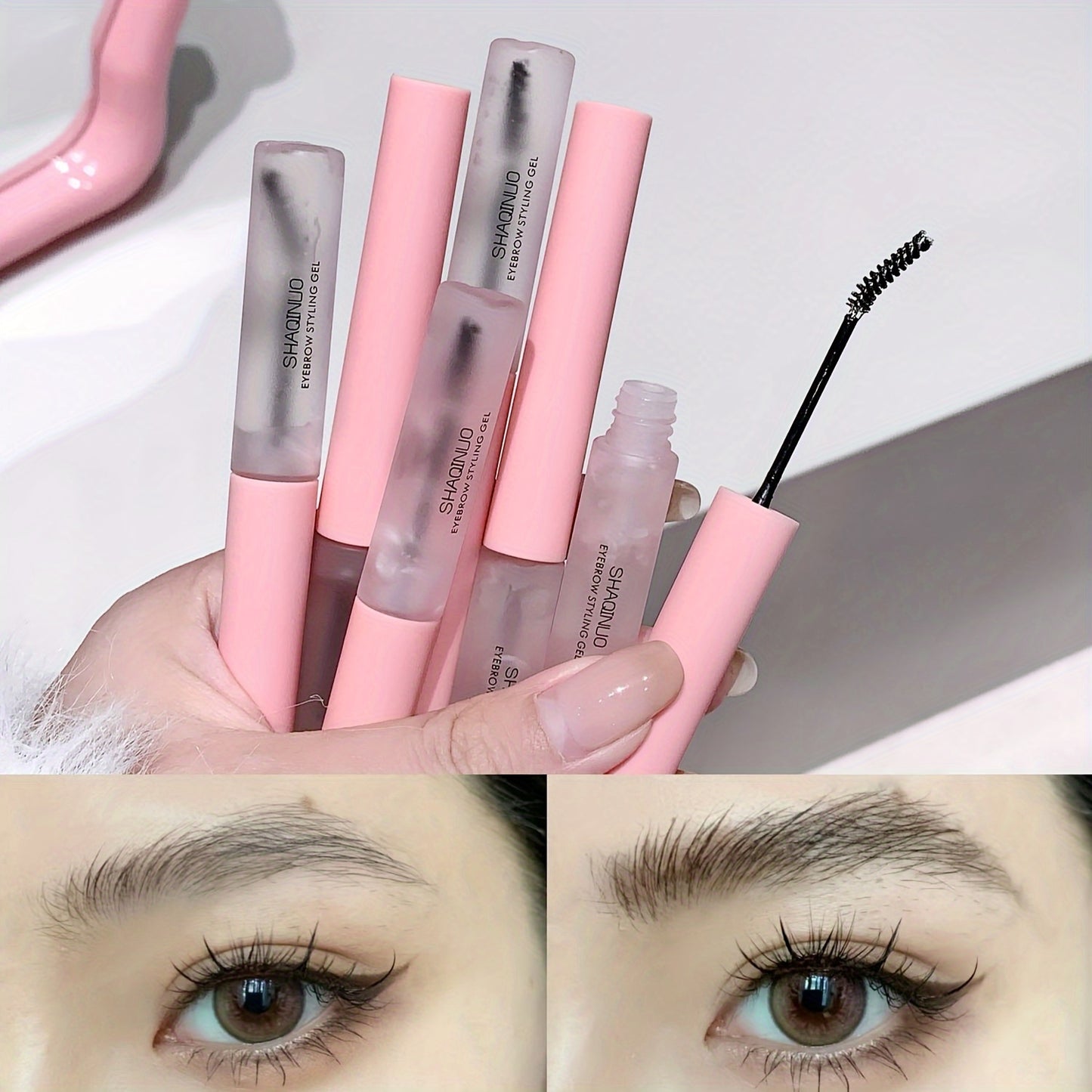 3D Wild Eyebrow Fixing Glue with long-lasting waterproof and sweat-proof formula for bold and natural brows. Ideal gift for women on Valentine's Day or Mother's Day.