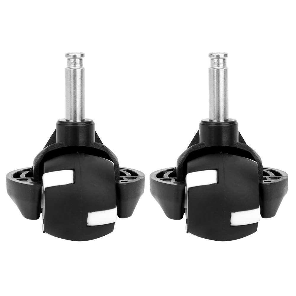 Set of 2 Replacement Front Wheel Casters compatible with Deebot N79/N79S Robots - Made from durable ABS material, simple to install, no power needed, fits all models, essential Sweeping Robot accessories