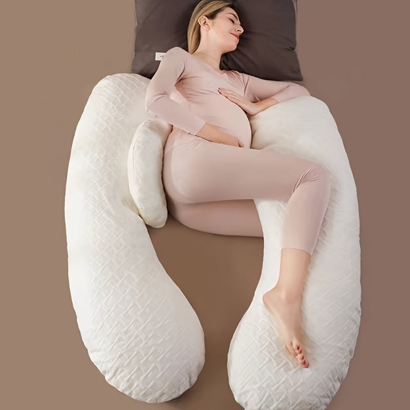 Comfortable Sleep with a Multifunctional Maternity Pillow Providing Nursing and Belly Support