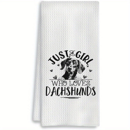 ”Set of 2 45.72X66.04 cm Pet-themed Kitchen Towels, ideal for drying dishes or using as Christmas gifts in kitchens, restaurants and hotels.