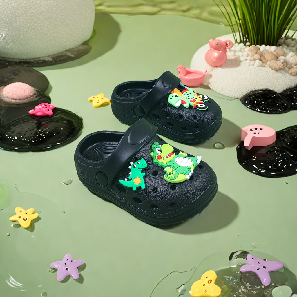 Kids' Summer Clogs - Breathable EVA Sandals with Cartoon Design - Perfect for Indoor/Outdoor wear.