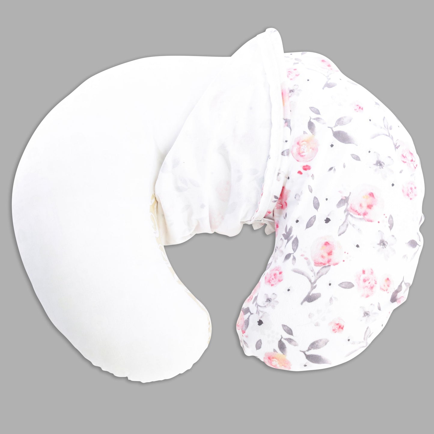 Minky Baby Nursing Pillow Cover with Soft Petal Pattern - Perfect Gift for Christmas, Halloween, Thanksgiving Day