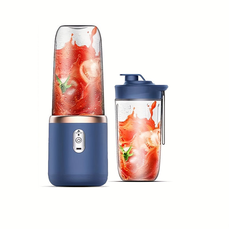 Portable Rechargeable Juicer Cup - Compact and versatile mini juice blender, perfect for use at home or on the go. Essential kitchen supply.