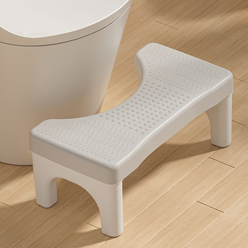 Toilet folding foot stool, anti-slip, portable and easy to clean.