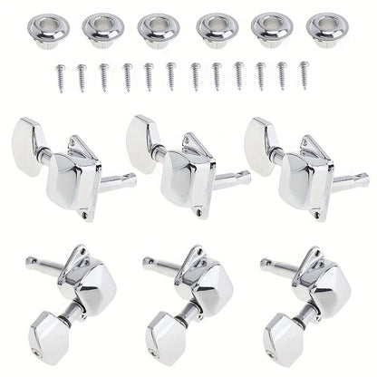 6 Semi-closed Machine Heads Tuner for Folk Guitar