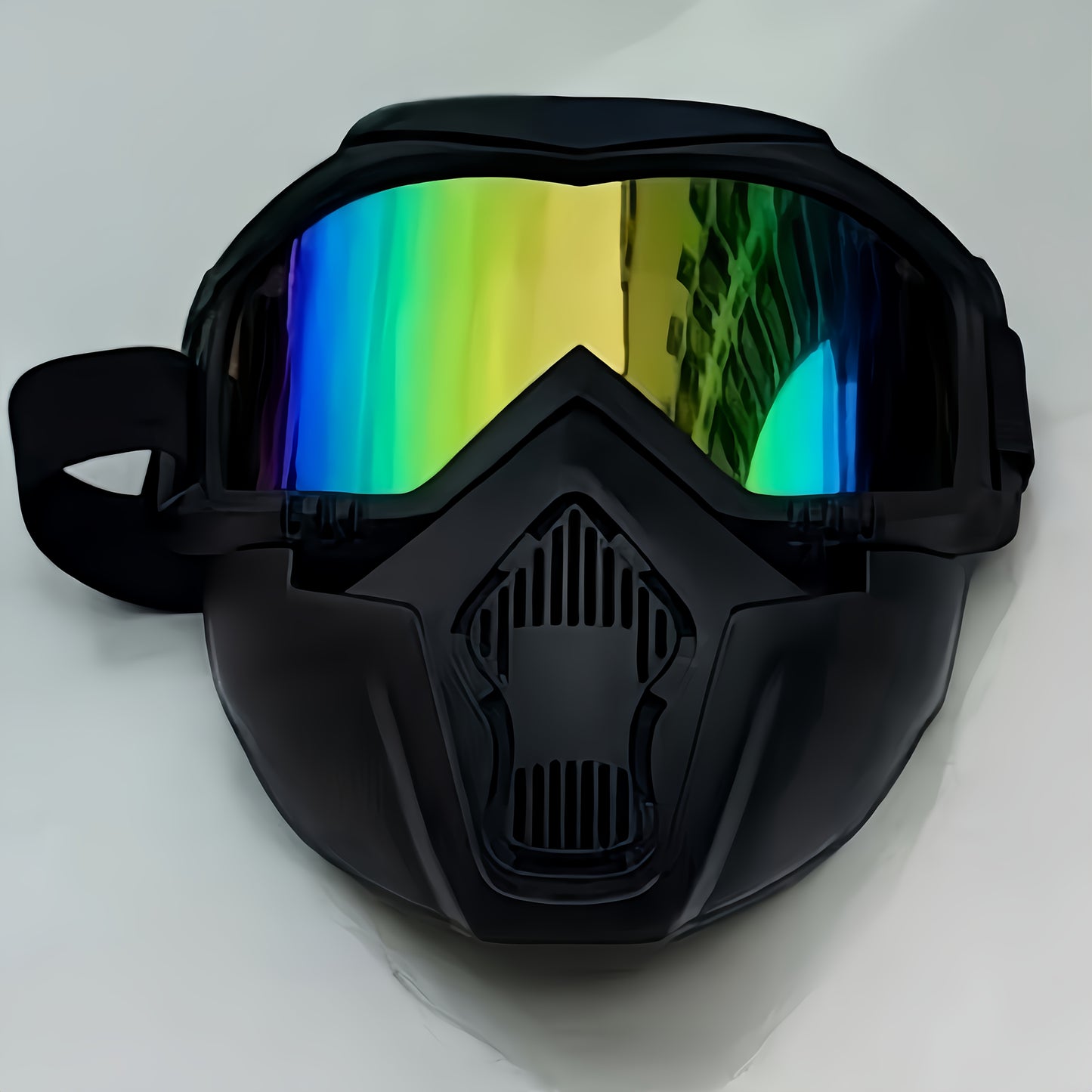 Full-Face HD Mask in 4 colors - Multifunctional, windproof, with adjustable straps. Ideal for outdoor sports, cycling, and industrial use.