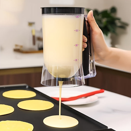 1pc Cupcake Batter Dispenser - Easy to Pour, Non-Stick, Space-Efficient, Ideal for Cupcakes, Waffles, Cakes, Pancakes, Sturdy and Easy to Clean, Safe for Food Contact, Kitchen-friendly.