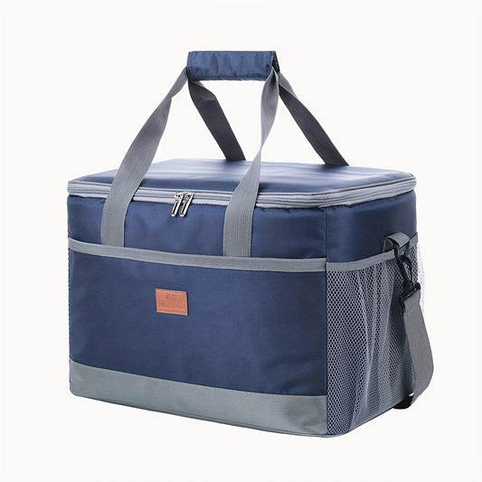 Insulated Cooler Bag - 1pc, 35L/9.25Gal, Waterproof, Leakproof, and Durable; Ideal for Beach, Picnic, School, Office, Travel, and Home Kitchen