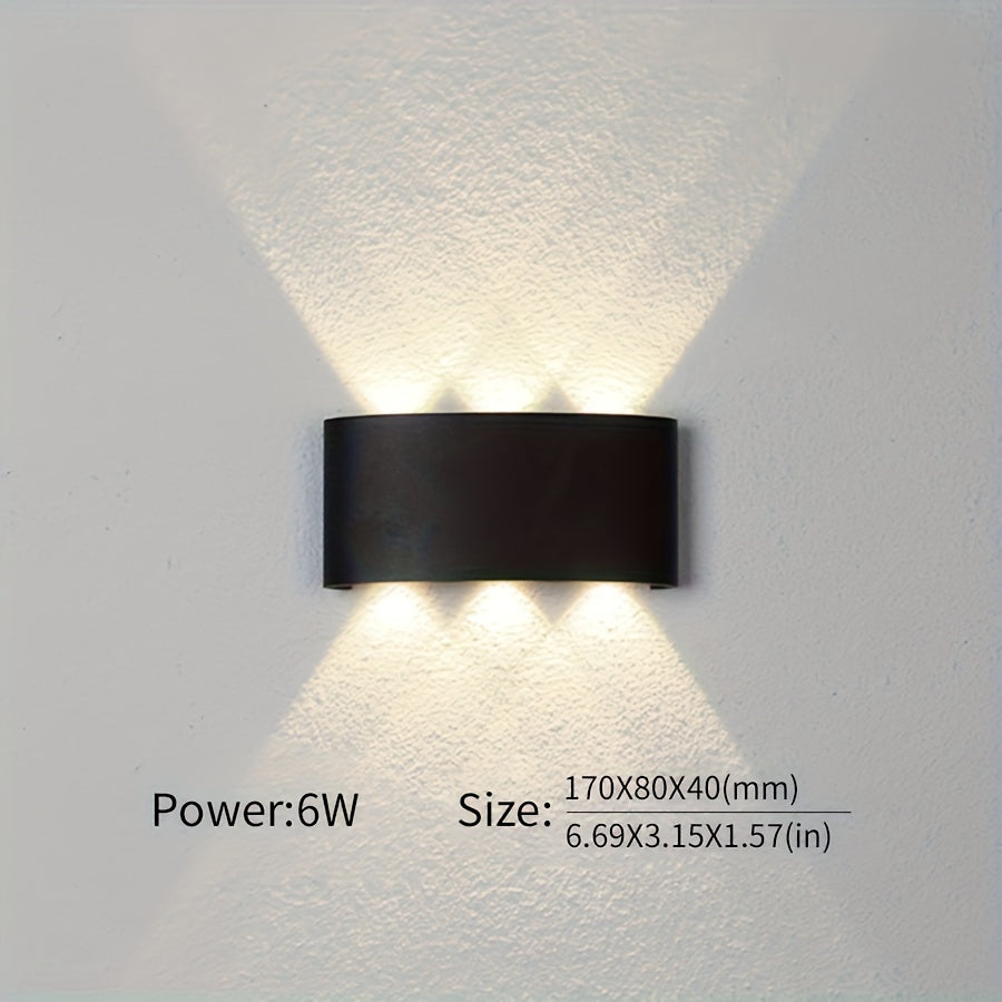 Various wall lights available in different wattages can be used for a voltage range of 85-265V.