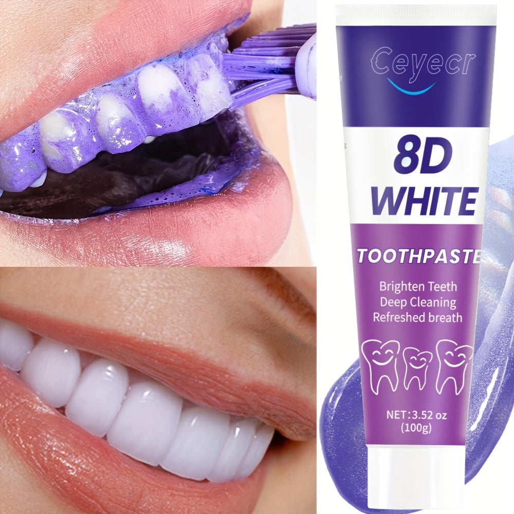 100g Ceyecr 8D White Toothpaste - Brightens teeth, freshens breath, and promotes gum health.