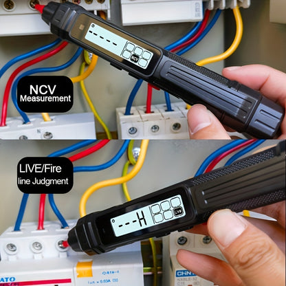 ZLLJMETER Digital Multimeter Pen with AC/DC Voltage Meter, Resistance, Diode, NCV Detection, Analog-Digital Display, PPSU Body, Battery Powered (Battery Not Included)