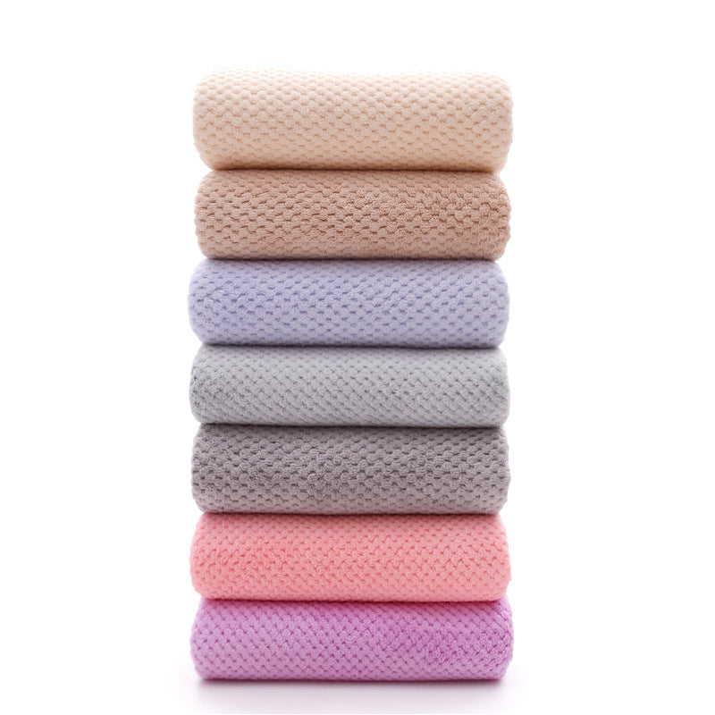 Soft, absorbent towels for various uses including cleaning and washing. Ideal for both men and women at home.