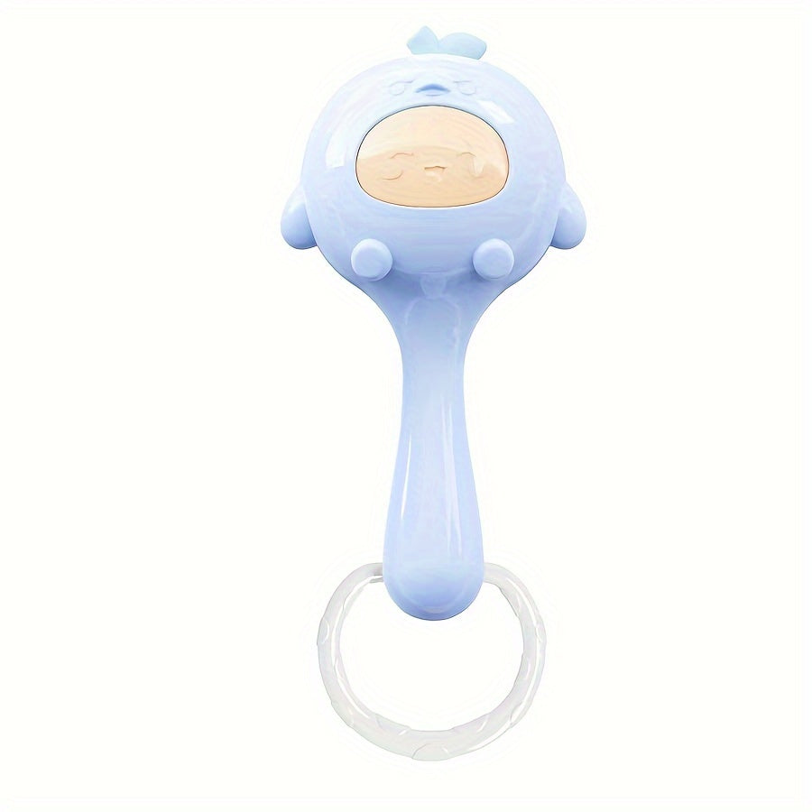 Baby grip sand hammer toy for infants, sound-producing shake bell for newborns, non-toxic, suitable for ages 0-3.