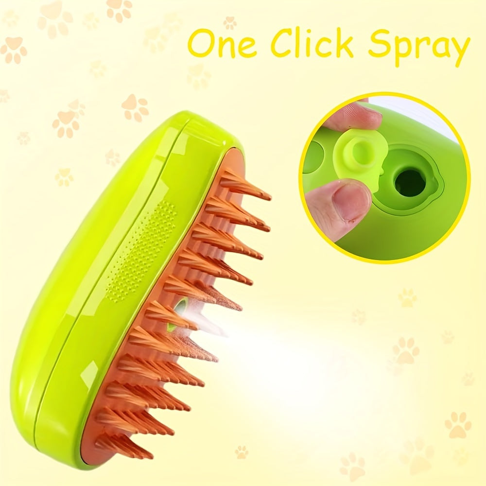 Pet care grooming brushes with floating hair removal and massage combs for cats, charging cat comb.