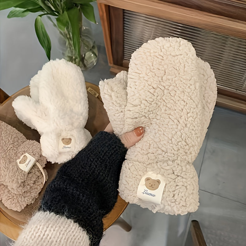 Stay cozy this winter with our adorable Animal Pattern Cashmere Mittens. Made from 100% cashmere, these gloves are not only warm and elastic but also hand washable for easy maintenance. Featuring a cute animal design, these plush mittens come in 3 colors