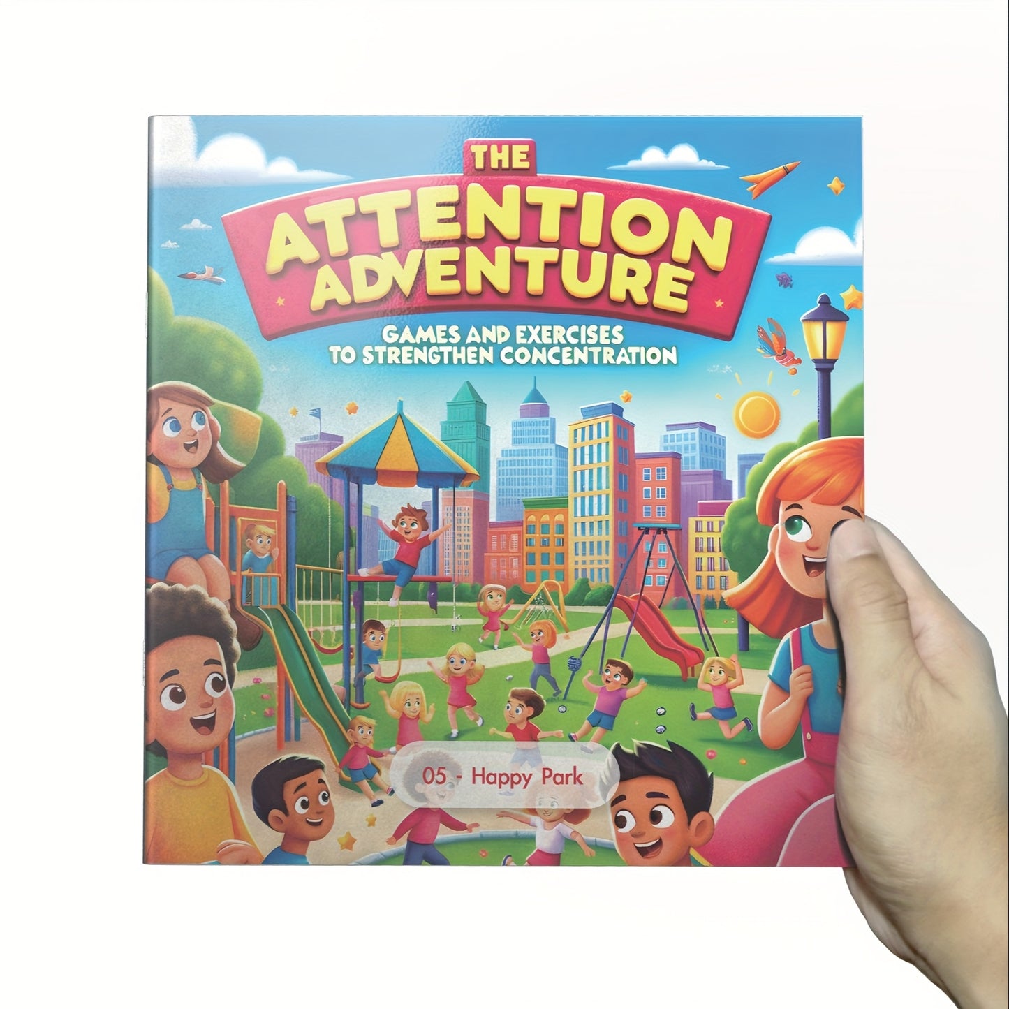 1pc Attention Adventure Activity Book featuring Hidden Objects and Brain Training Exercises, English Language Edition by ZHIDIAN INTERNATIONAL, Published 2024-05-01.