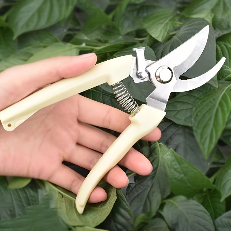 Stainless Steel Garden Scissors - Ideal for Pruning, Grooming, and Trimming Plants