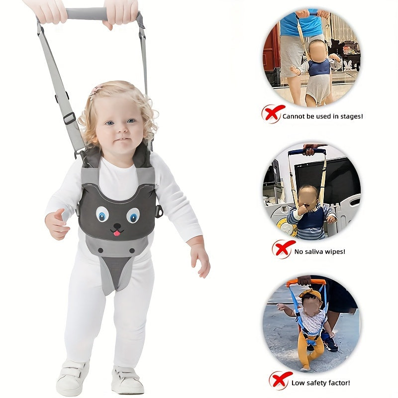 Adorable Handheld Walker Harness for Cartoon Lovers, Portable and Convenient Assistant Belt