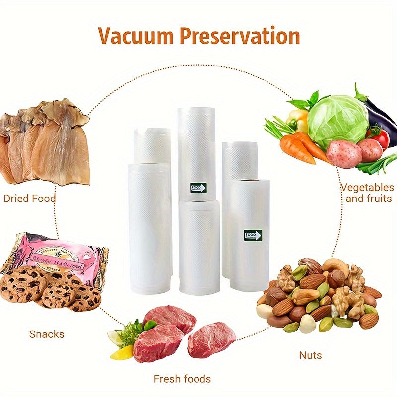 Food preservation vacuum sealer bags - Maintain the freshness of meat, steak, and more, perfect for sous vide cooking, essential for every kitchen.