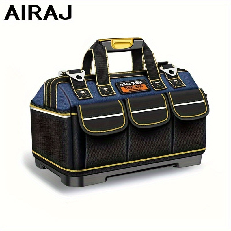 AIRAJ Multifunctional Tool Bag, Large Capacity, Waterproof Oxford Canvas, Repair Tools Storage Bag