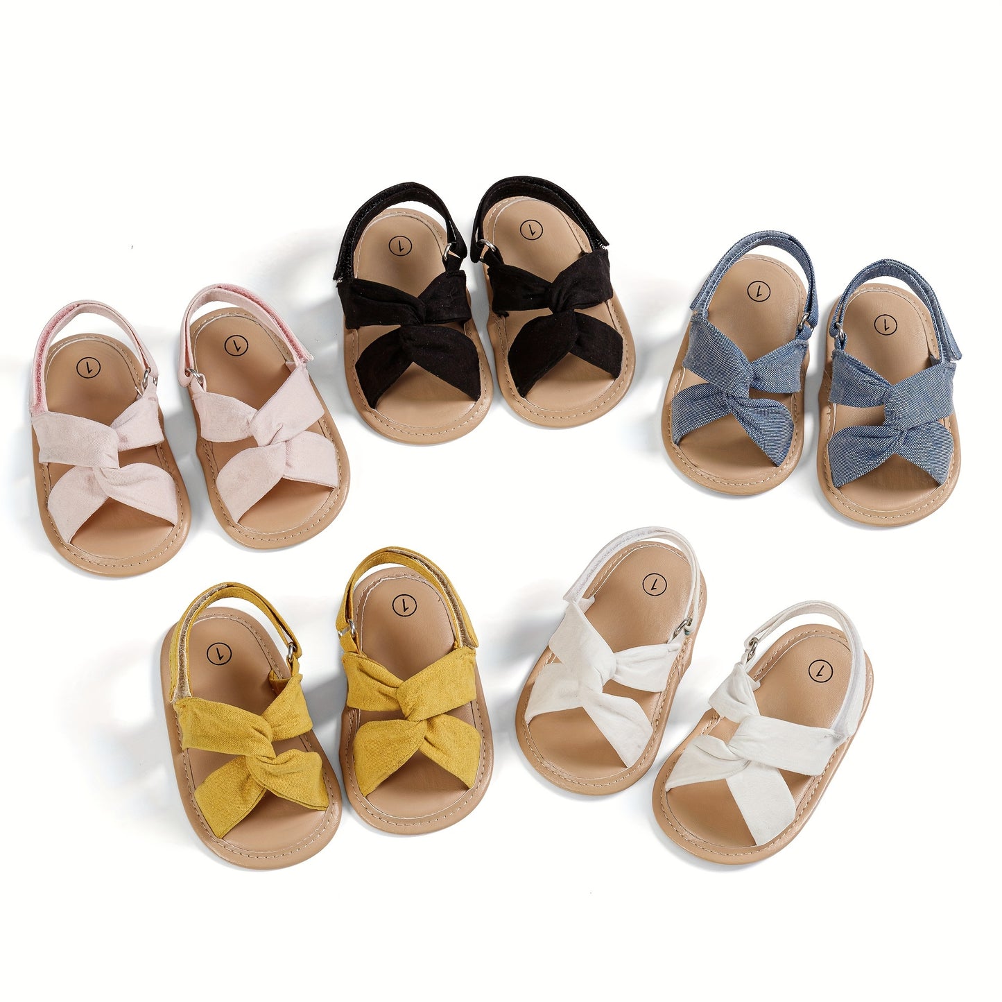 Breathable lightweight open toe sandals for baby girls, perfect for spring and summer walks.