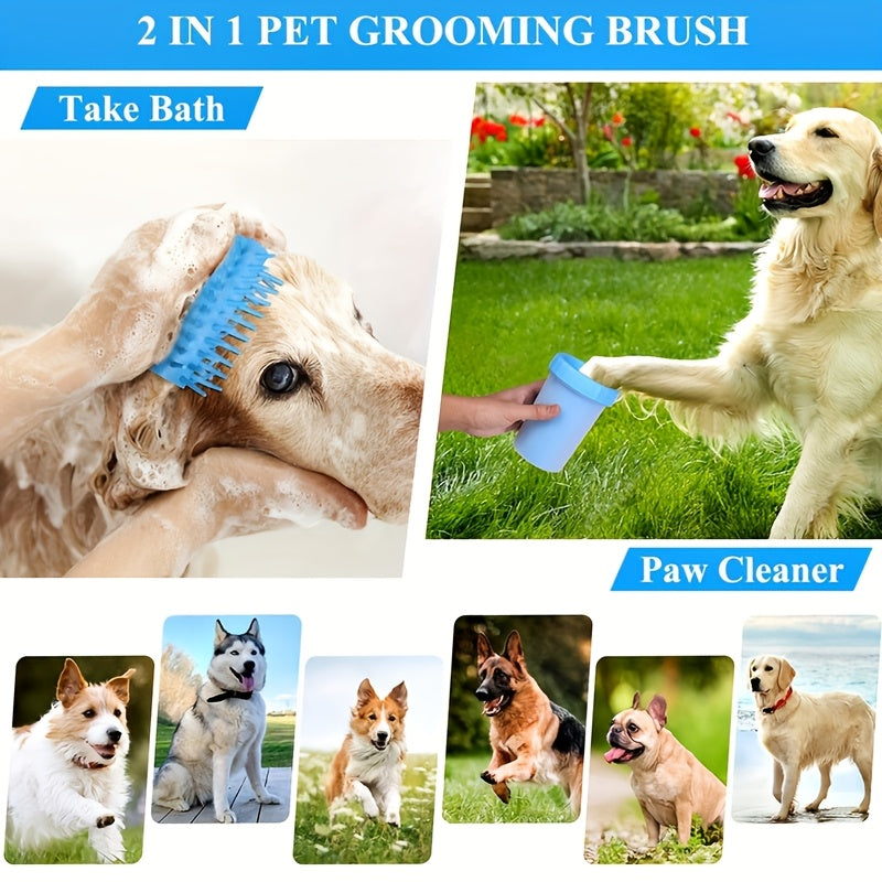 PetPaw Cleaning Brush for Dogs is an easy-to-use, uncharged manual paw cleaner ideal for maintaining pet hygiene and clean paw pads.