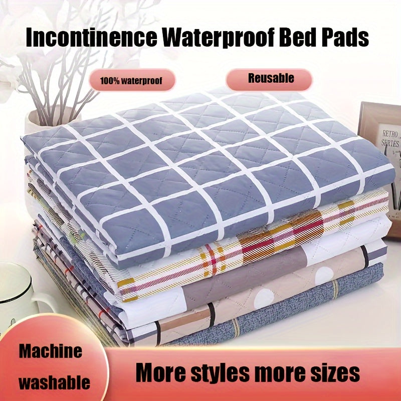 One-piece Ultra-Absorbent Waterproof Diaper Pad - Reusable and Washable, Leak-Proof for Menstrual Periods, Incontinence, Nursing Care, and Pet Use - Soft, Breathable Mat with Convenient Cleaning Design