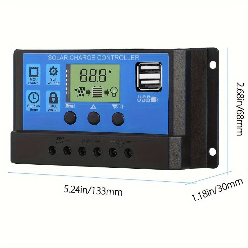 W88 Solar Charge Controller for 12V/24V Panels up to 100A