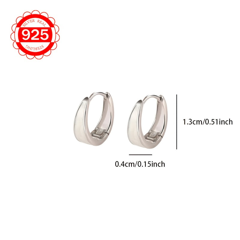 These hypoallergenic 925 silver earrings are a versatile and luxurious choice for women. Featuring oil drop circle designs and a high-end round circle ear buckle, they are perfect for gifting to couples, best friends, or for everyday wear, weddings